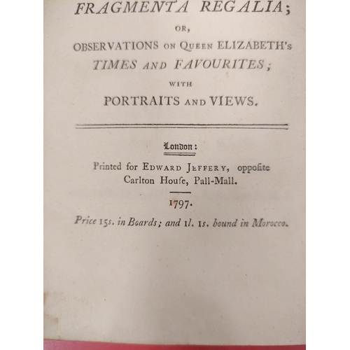 259 - HENTZNER PAUL.  Travels in England. Eng. frontis & plates, some tinted. Poor bdgs. 179... 