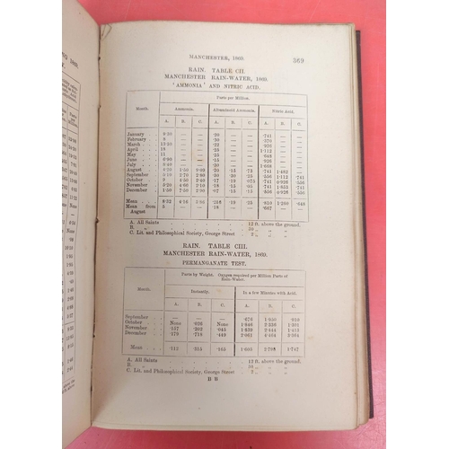 261 - SMITH ROBERT ANGUS.  Air & Rain, the Beginnings of a Chemical Climatology. Orig. maroo... 