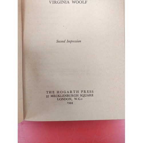 264 - WOOLF VIRGINIA.  Roger Fry, 1940; The Death of the Moth & Other Essays, 1942 & A H... 