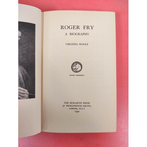 264 - WOOLF VIRGINIA.  Roger Fry, 1940; The Death of the Moth & Other Essays, 1942 & A H... 