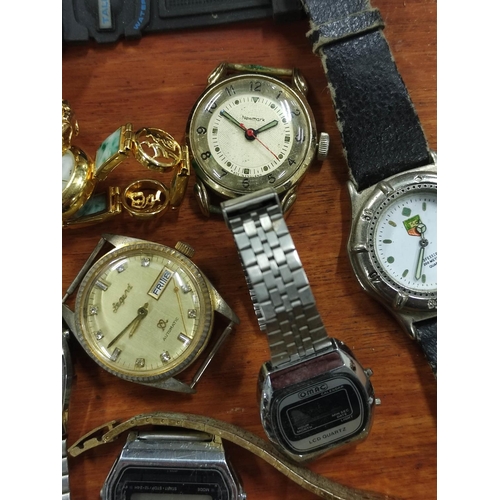 45 - Bag of vintage watches to include Ingersol, Sekonda, Limit etc