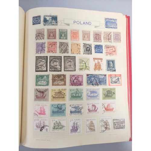 213 - Three collector's postage stamp albums comprising chiefly of Commonwealth and World issues. To inclu... 