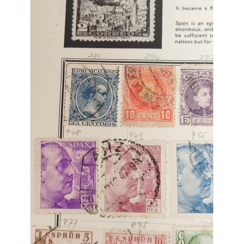 213 - Three collector's postage stamp albums comprising chiefly of Commonwealth and World issues. To inclu... 