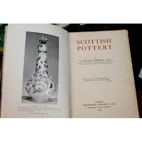 158 - Scottish Pottery by J Arnold Fleming, publ. MacLehose, Jackson & Co., 1923.