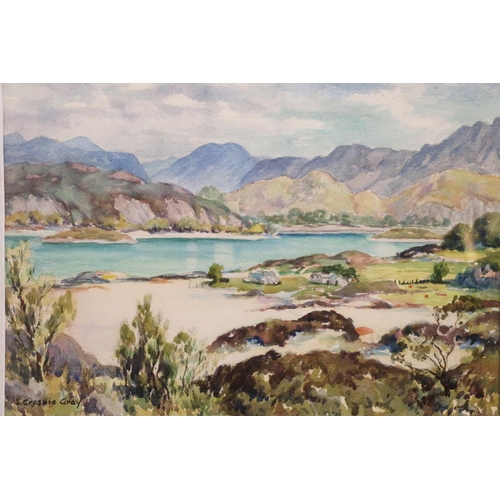 402 - JOSEPH CROSBIE GRAY RSA RSW GI AAS (British 1873-1958, White Sands of Morar, watercolour, signed low... 