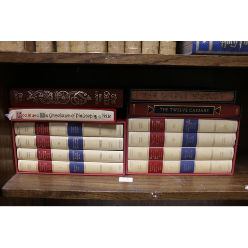 151 - Folio Society volumes to include The Celts, The Decline and Fall of the Roman Empire, and others, mo... 