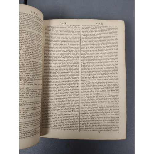 55 - MILLER PHILIP.  The Abridgement of the Gardeners Dictionary. Eng. frontis & 12 fldg. e... 