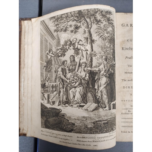 55 - MILLER PHILIP.  The Abridgement of the Gardeners Dictionary. Eng. frontis & 12 fldg. e... 