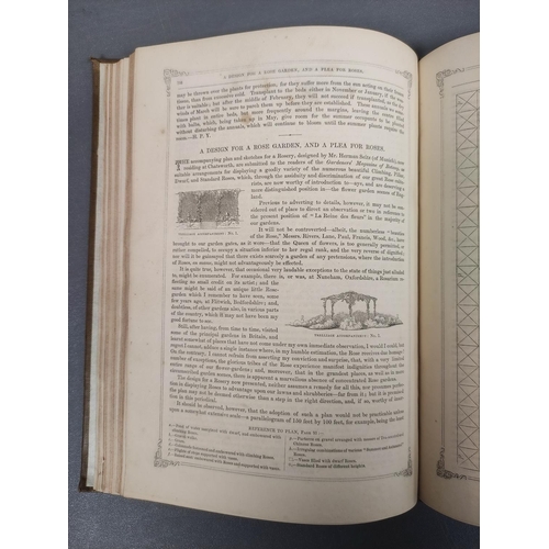 58 - AYRES W. P. & MOORE T.  The Florist's Guide & Gardeners' & Naturalists' Calendar. 8 col.... 