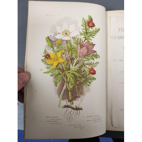 61 - PRATT ANNE.  The Flowering Plants, Grasses, Sedges & Ferns of Great Britain. 4 vols. M... 