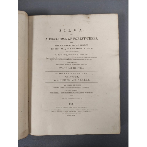 63 - EVELYN JOHN.  Silva or A Discourse of Forest-Trees & the Propagation of Timber. 2 vols... 