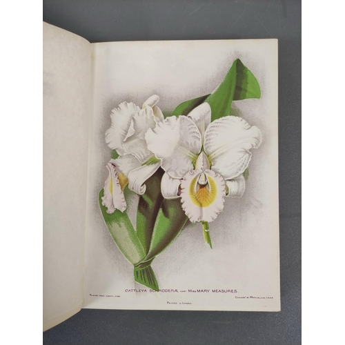 69 - BOYLE FREDERICK.  The Woodlands Orchids Described & Illustrated. Col. plates. Quarto. ... 