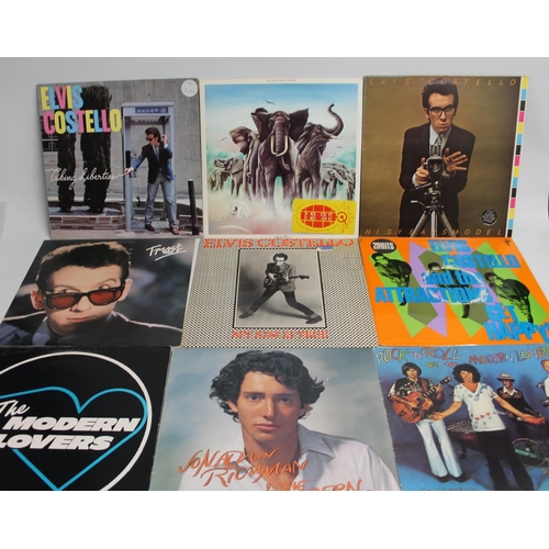 346 - Collection of Elvis Costello records to include Taking Liberties, Trust, Armed Forces, My Aim is Tru... 