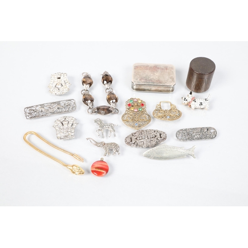 117 - Assorted marquisette set white metal jewellery; other jewellery and items 