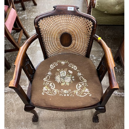 578 - Bergere armchair