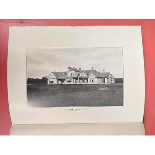 11 - HENDERSON J. LINDSAY.  The Records of the Panmure Golf Club, Barry, Forfarshire. Photograp... 