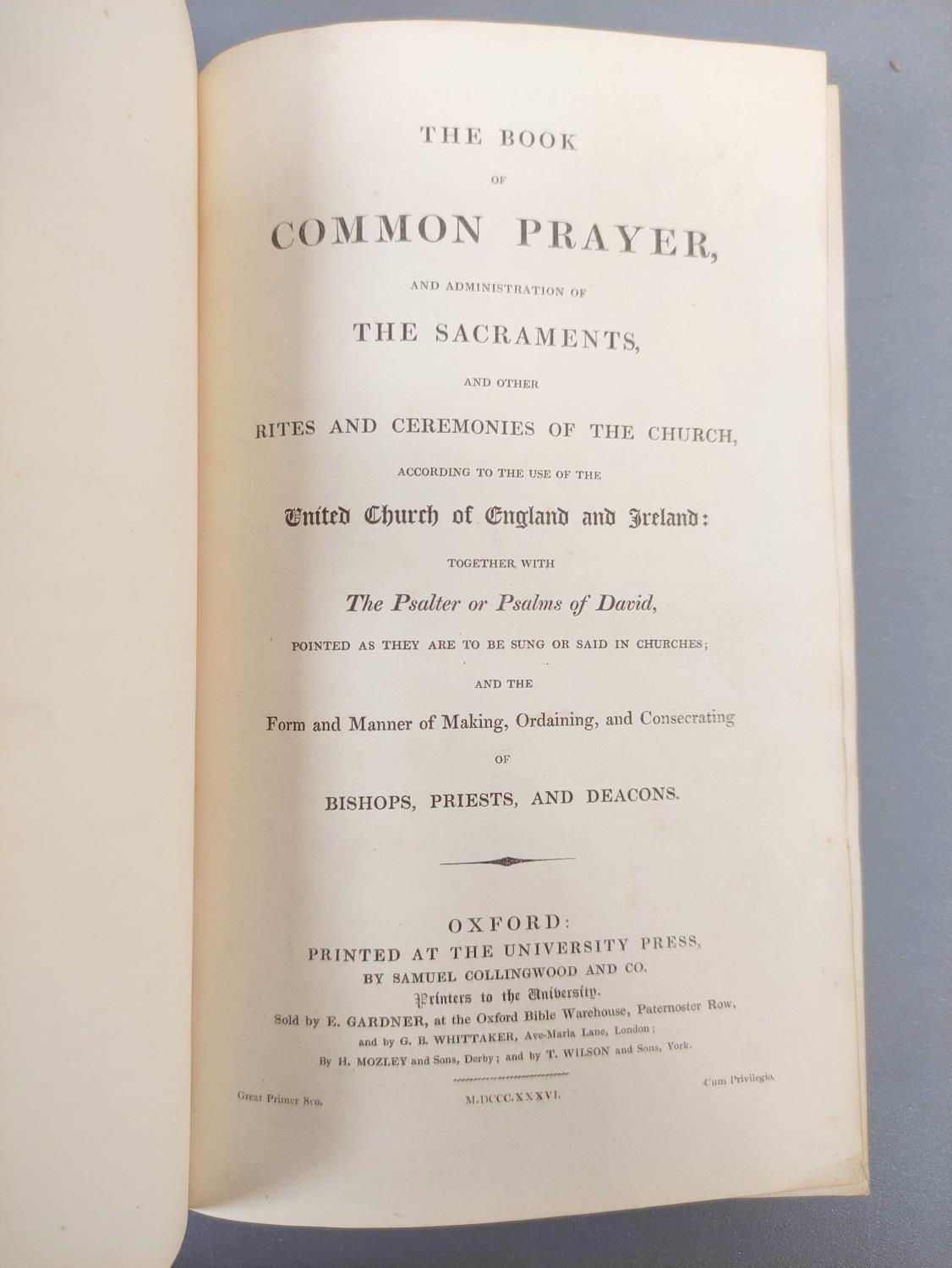 Holy Bible & The Book of Common Prayer - Auktionen & Preisarchiv