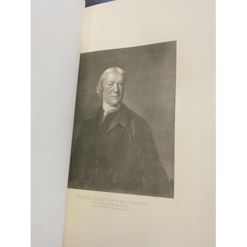 21 - LOCKHART J. G.  Life of Sir Walter Scott. 10 vols. Frontis & illus. Orig. blue cloth w... 