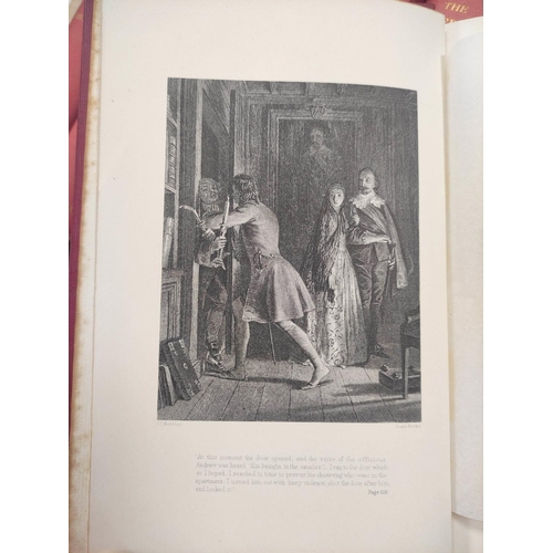 27 - SCOTT SIR WALTER.  The Waverley Novels. The set of 25 vols. Frontis & eng. titles. Red cloth, a ... 