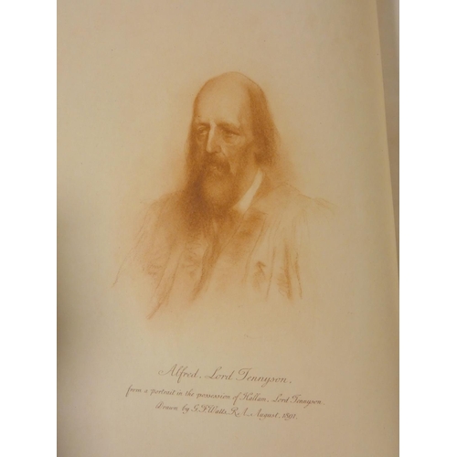 28 - TENNYSON LORD.  The Life & Works. Edition Deluxe. The set of 12 vols. Frontis. Orig. g... 