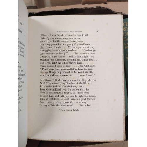 3 - BUCK KATHERINE M.  The Wayland-Dietrich Saga, Part 1, The Song of Wayland. 8 vols. plus in... 