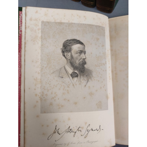 31 - SYMONDS JOHN ADDINGTON.  Renaissance in Italy. 5 vols. Frontis. Handsome green half morocco. 1898-19... 