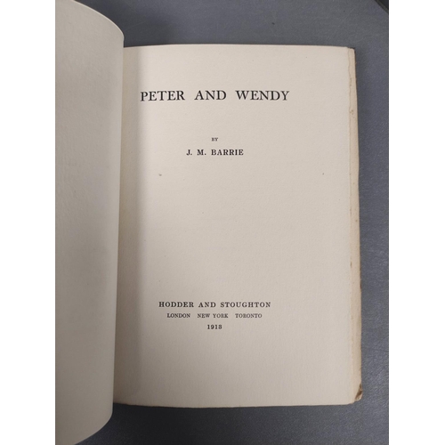 37 - BARRIE J. M.  Works. The Kirriemuir Edition. 10 vols. Small quarto. Cloth backed brds. 1913.... 