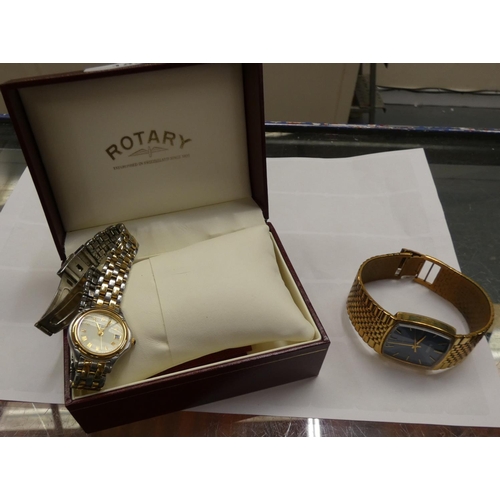 189 - Lady's Rotary and gent's Accurist watches.