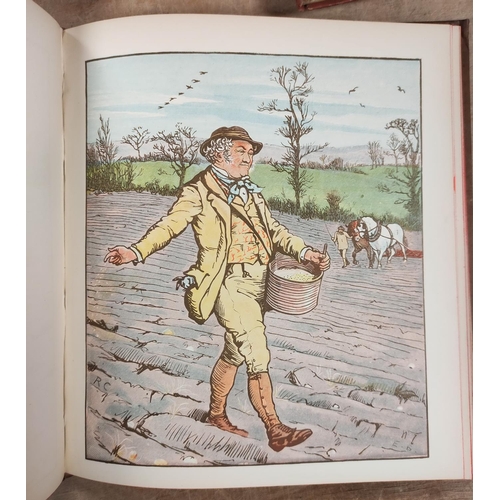 266 - CRANE WALTER.  Pan Pipes, A Book of Old Songs. Col. illus. & decs. throughout. Oblong ... 