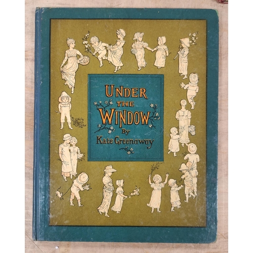 267 - GREENAWAY KATE.  Under the Window. Col. illus. & decs. throughout. Quarto. Orig. pict. brds. N.d... 