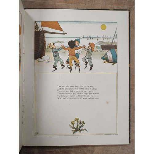 267 - GREENAWAY KATE.  Under the Window. Col. illus. & decs. throughout. Quarto. Orig. pict. brds. N.d... 