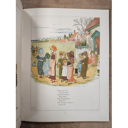 267 - GREENAWAY KATE.  Under the Window. Col. illus. & decs. throughout. Quarto. Orig. pict. brds. N.d... 