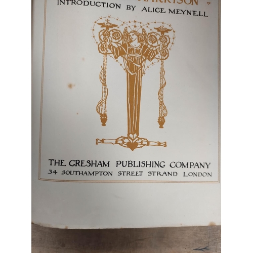 268 - ROSSETTI CHRISTINA.  Poems. Tipped in col. plates & other illus. by Florence Harrison. Quarto. O... 