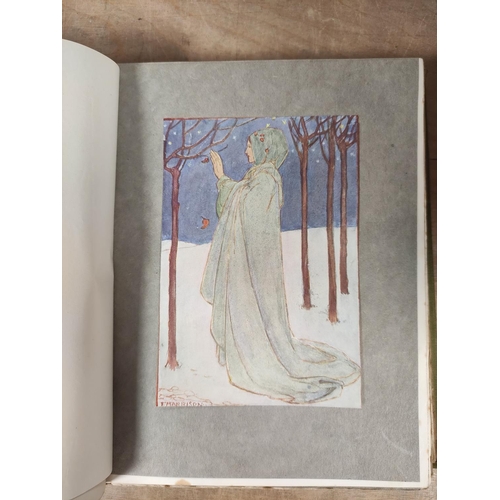 268 - ROSSETTI CHRISTINA.  Poems. Tipped in col. plates & other illus. by Florence Harrison. Quarto. O... 