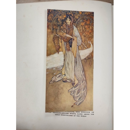 270 - DULAC EDMUND.  Stories from the Arabian Nights. Tipped in col. plates. Quarto. Orig. dec. ... 