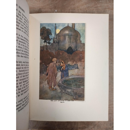 270 - DULAC EDMUND.  Stories from the Arabian Nights. Tipped in col. plates. Quarto. Orig. dec. ... 