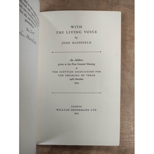 275 - ELLIS HAVELOCK.  George Chapman ... with Illustrative Passages. Ltd. ed. 399/700. Title vi... 