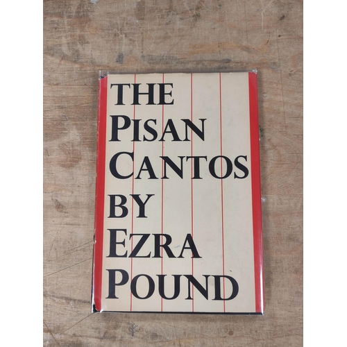 276 - POUND EZRA.  The Pisan Cantos. Orig. dark cloth in good d.w. 1st UK ed., Faber, 1949; also... 