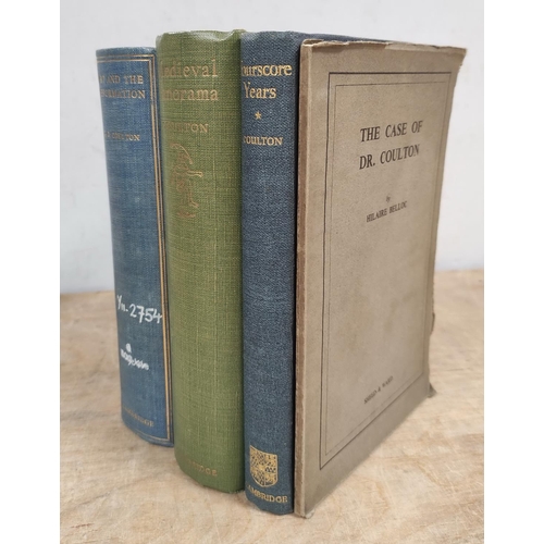 281 - COULTON G. G.  3 vols. by Coulton & Hilaire Belloc, The Case of Dr. Coulton, 1938.&nbs... 