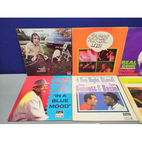 356 - Large collection of Jazz and Classical albums to include Duke Ellington, Tony Bennett, Sammy Davis J... 