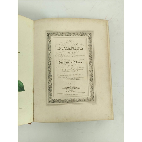 64 - MAUND B.  The Botanist. Eng. title. 86 hand col. plates (vol. 1 complete & part vol. 2 in one, s... 