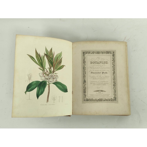 64 - MAUND B.  The Botanist. Eng. title. 86 hand col. plates (vol. 1 complete & part vol. 2 in one, s... 