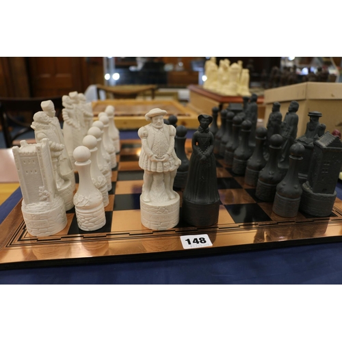 148 - Beneagles Scotch Whisky miniature chess set.