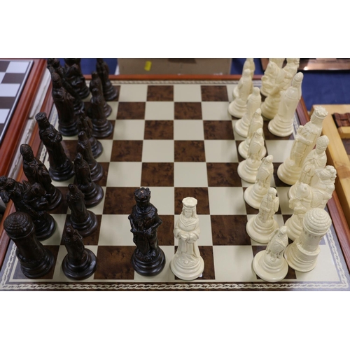 150 - Camelot chess set.