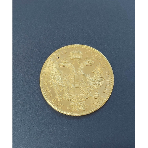 118 - Austro-Hungary Franz Joseph I 1915 gold Ducat. 3.5g