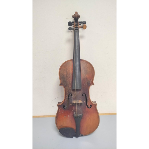 234 - Antique late 19th century German 4/4 'Excelsior' violin after Stradivarius by Alfred Moritz of Dresd... 