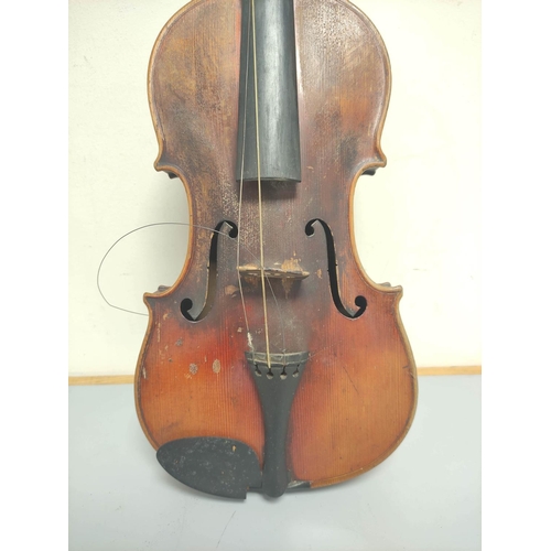 234 - Antique late 19th century German 4/4 'Excelsior' violin after Stradivarius by Alfred Moritz of Dresd... 