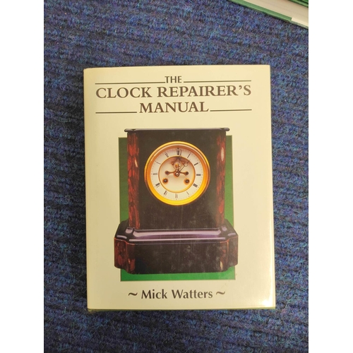 229 - Clockmaking Books. To include Watters. Gazeley. W.J Clock and Watch Escapements, Watters M Clock Rep... 