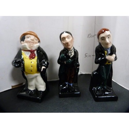 16A - Nine Royal Doulton Dickens figures, all titled.  (9)