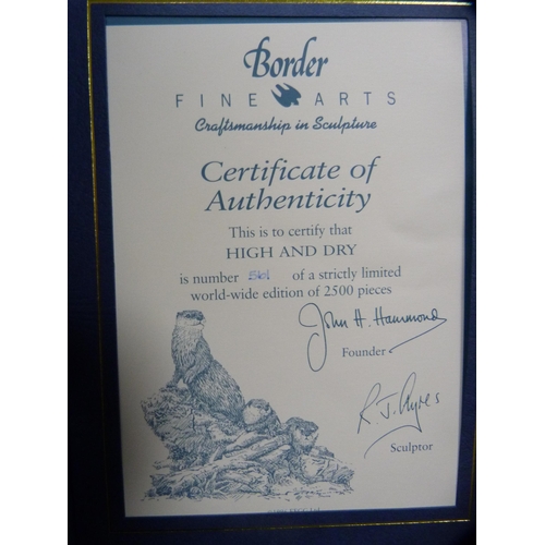 22 - Border Fine Arts group, 'High and Dry', limited edition, by Ray Ayres, no. 561/2500, with certificat... 